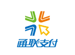 通联支付logo设计，品牌VI设计